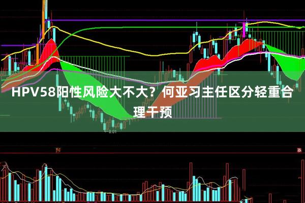 HPV58阳性风险大不大？何亚习主任区分轻重合理干预